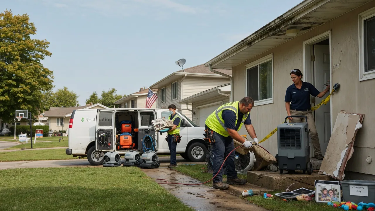 Water Damage Restoration in Milan, PA near me